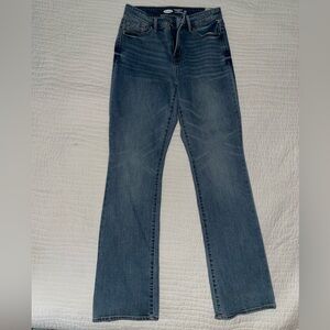 Old Navy kicker bootcut high-rise jeans